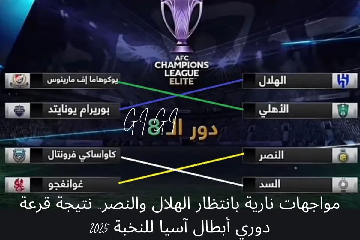 مواجهات نارية بانتظار الهلال والنصر.. نتيجة قرعة دوري أبطال آسيا للنخبة 2025