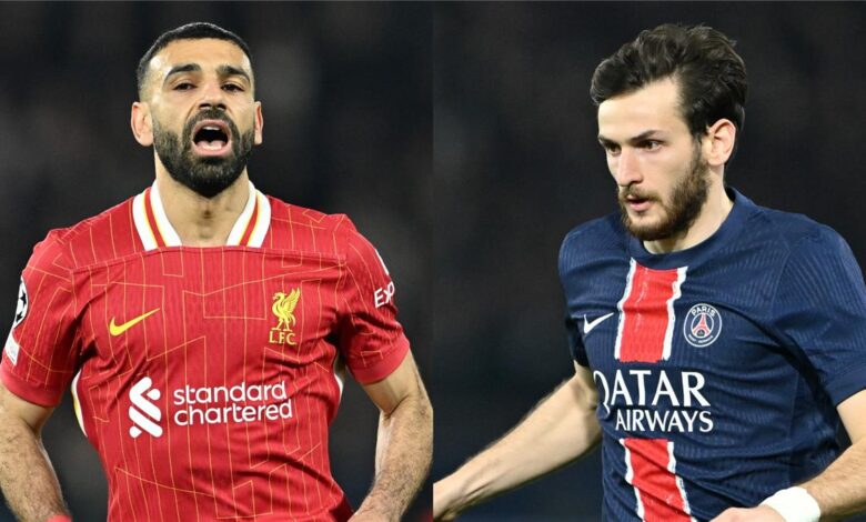 تشكيلة ليفربول ضد باريس سان جيرمان اليوم في دور الـ 16 من دوري أبطال أوروبا 2025 والقنوات الناقلة واسم المعلق