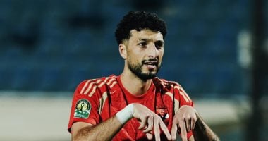وسام أبو علي يسجل الهدف الثاني للأهلي في شباك فاركو بالدقيقة 33 ويعزز تقدم الفريق