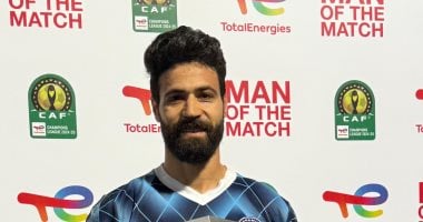 أحمد سامي يتوج بجائزة أفضل لاعب في مباراة صن داونز في نهائي أفريقيا