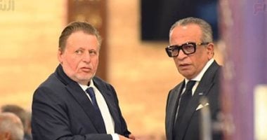 محافظ البنك المركزي وأشرف صبحي وعبد اللطيف المناوي يقدمون واجب العزاء في وفاة والدة عمرو الجنايني