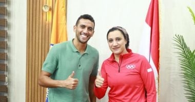 آية مدني وأحمد الجندي يشاركان في المنتدى الدولي الثاني عشر للرياضيين في سويسرا لتمثيل مصر