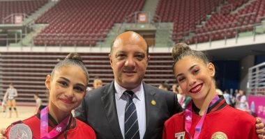 إيهاب أمين يناقش إنجازات منتخب الجمباز الإيقاعي في البطولة العالمية