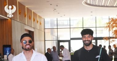 لاعبو المصري يصلون إلى مقر إقامة الفريق في بور فؤاد تحضيراً للدخول في معسكر تدريبي مغلق
