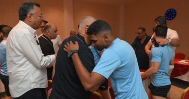 اجتماع مجلس المصري مع لاعبي الفريق الأول والجهاز الفني تحت قيادة التونسي نبيل الكوكي