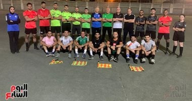 سكران وأبو خاطر في دورة تدريبية فنية وعملية للحكام الناشئين في الجيزة مع فيديوهات وصور