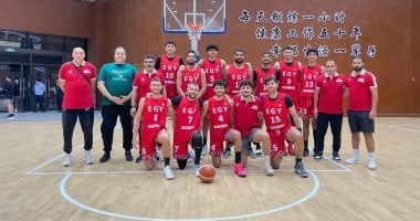 منتخب مصر الأولمبي يتغلب على نجوم تشوجي في البطولة الدولية لكرة السلة