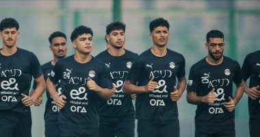 تابع تدريب منتخب الشباب في صباح اليوم تحضيراً لمباراتيه الوديتين أمام الكويت