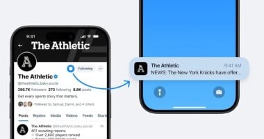 Bluesky تقدم تحديثات جديدة تتيح تخصيص تنبيهات الحسابات المفضلة وإشعارات مخصصة للمستخدمين