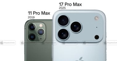 تطور تصميم كاميرا iPhone Pro من 11 Pro Max إلى 17 Pro Max – استكشاف ست سنوات من الابتكار البصري