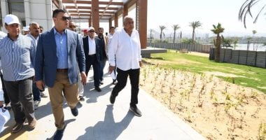وزير الإسكان يزور المنطقة الاستثمارية ومشروع الأرينا في حدائق “تلال الفسطاط”