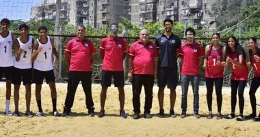 بعثة الطائرة الشاطئية للشباب تودع البلاد متوجهة إلى نيجيريا للكأس القارية