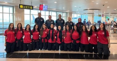 بعثة المنتخب النسائي للكرة الطائرة تسافر إلى إندونيسيا للمنافسة في بطولة العالم