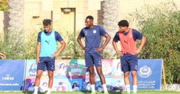 بونور موغيشا يبدأ تدريباته مع المصري قبل انطلاق الموسم الجديد صور