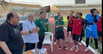 جلسة تحفيزية للمقاولون العرب ترفع المعنويات قبل انطلاق الدوري الجديد