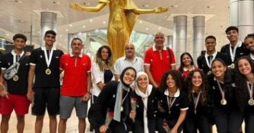 منتخب سلة 3×3 يصل القاهرة بعد تتويجه بطلا لأفريقيا والتأهل لكأس العالم