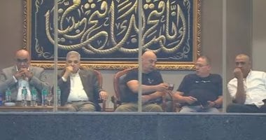 حسام حسن وطارق سليمان يتابعان مباريات الدوري من المدرجات بأجواء مميزة