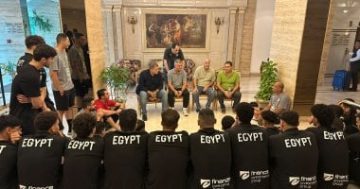 طارق محروس يتفقد معسكر منتخب اليد لدعم اللاعبين قبل بطولة العالم