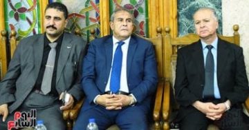 نجوم الفن والرياضة يشاركون في عزاء والد العامري فاروق بحضور بارز لنخبة الشخصيات