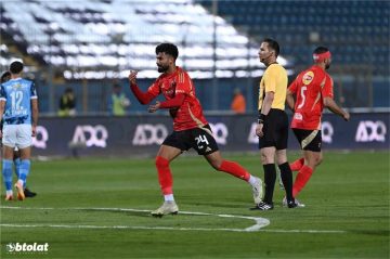 أحمد رضا يمنح الأهلي التقدم بتسجيله الهدف الأول في مواجهة مودرن سبورت