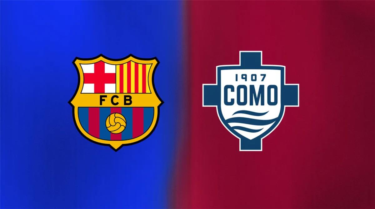 موعد مباراة برشلونة أمام كومو في كأس خوان جامبر والقناة الناقلة اليوم 5 موعد مباراة برشلونة أمام كومو في كأس خوان جامبر والقناة الناقلة اليوم